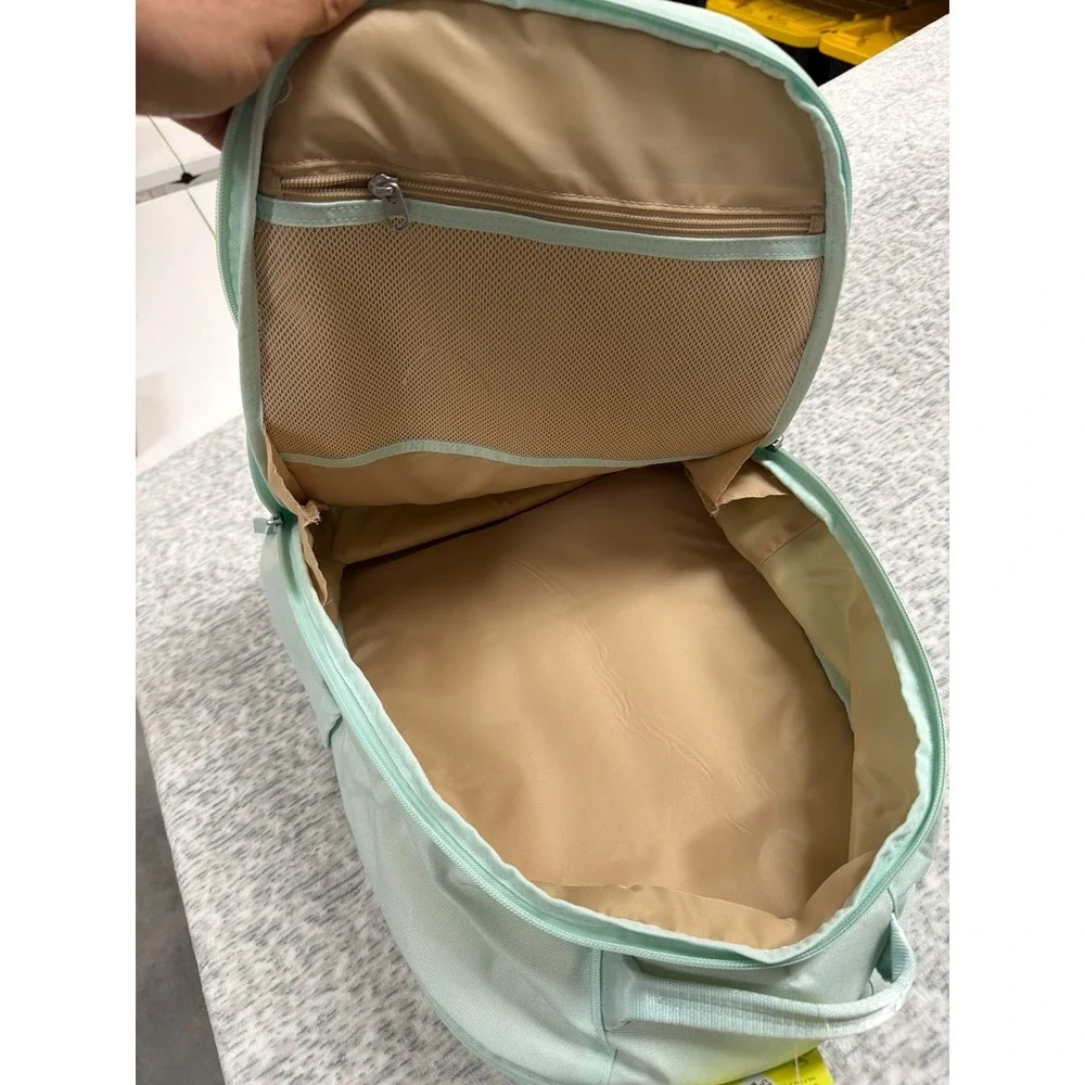 All in‎ motion travel Backpack Water Resistant Padded Laptop Compartment Mint NW